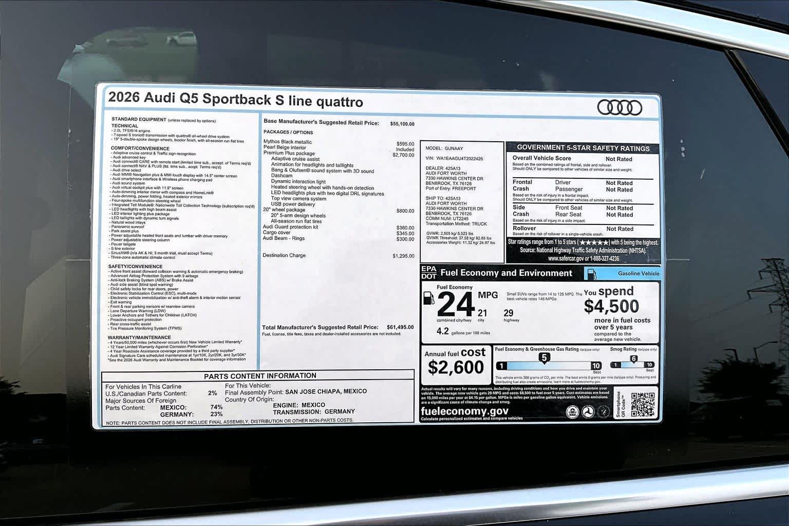 New 2026 Audi Q5 Premium Plus AWD/4WD image 16
