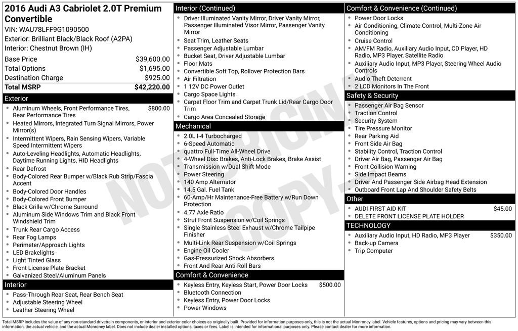 Used 2016 Audi A3 2.0T Premium image 27