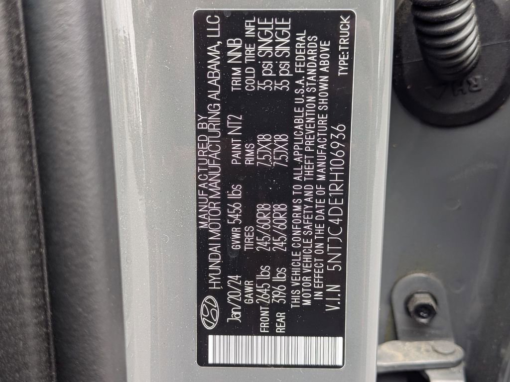 Certified 2024 Hyundai Santa Cruz SEL w/ Activity Package image 23