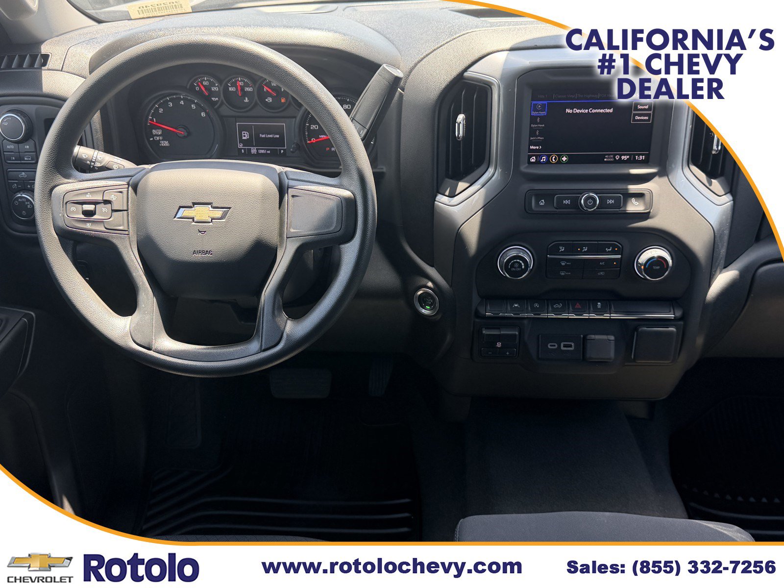 Used 2025 Chevrolet Silverado 1500 Custom w/ Turbomax Blackout Package AWD/4WD image 14