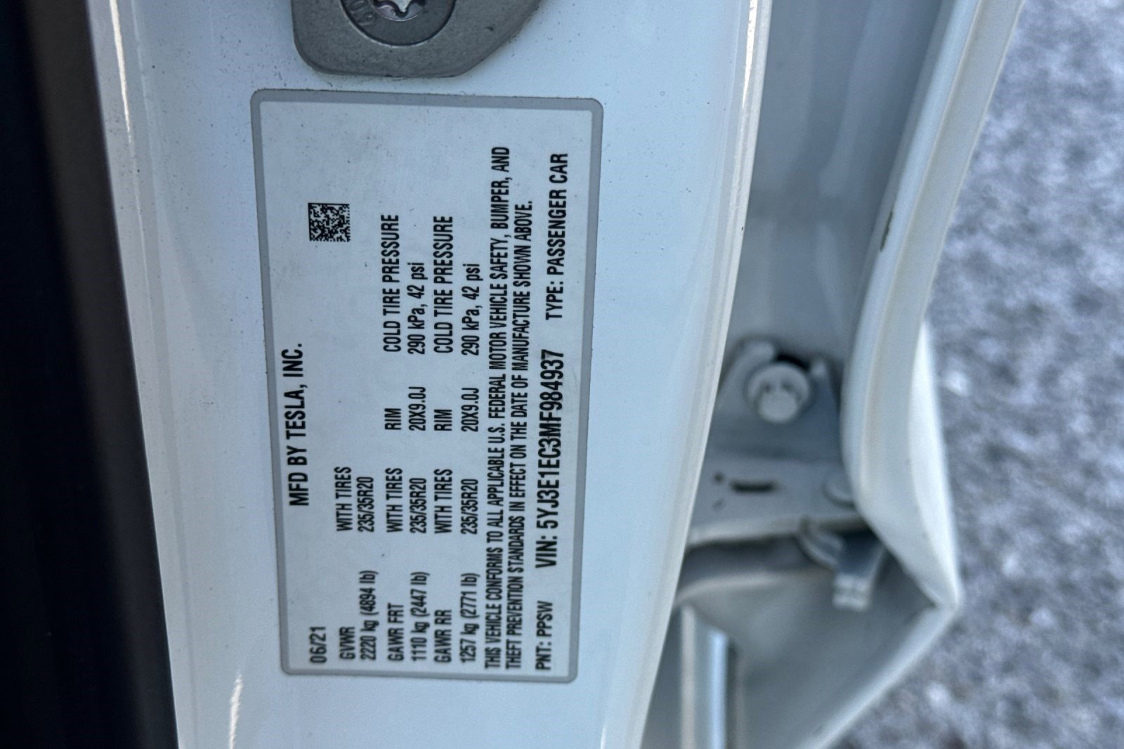 Used 2021 Tesla Model 3 Performance AWD/4WD image 19