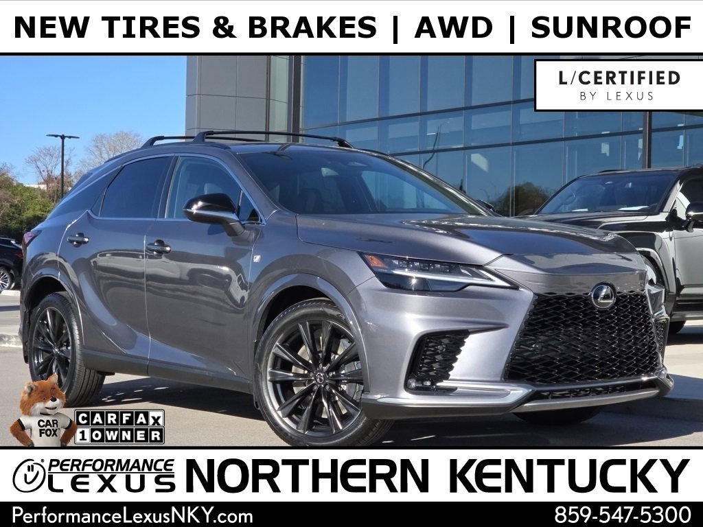 Certified 2023 Lexus RX 350 F Sport
