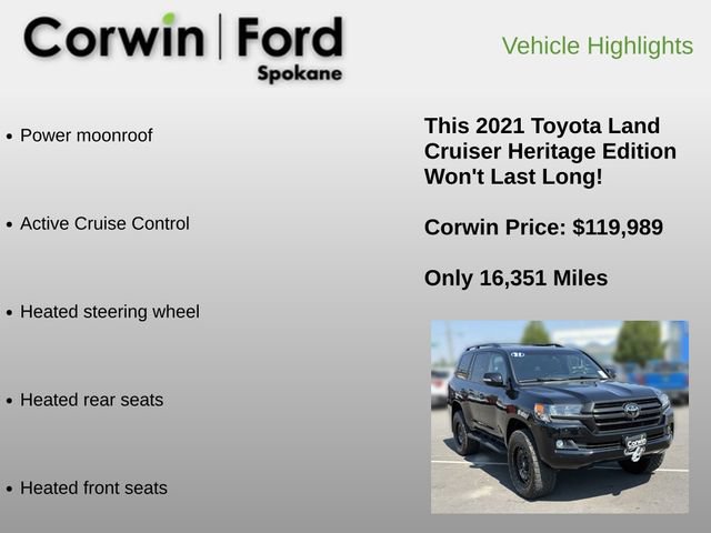 Used 2021 Toyota Land Cruiser Heritage Edition AWD/4WD image 12
