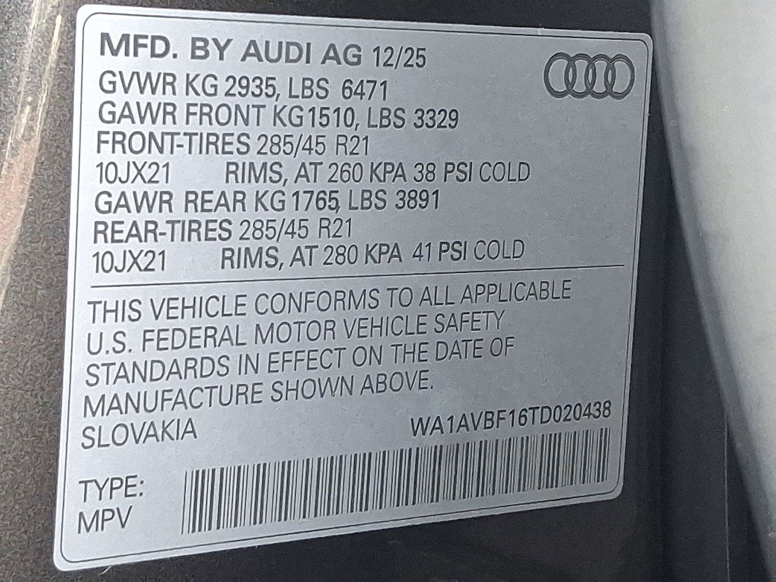 New 2026 Audi Q8 Premium image 22