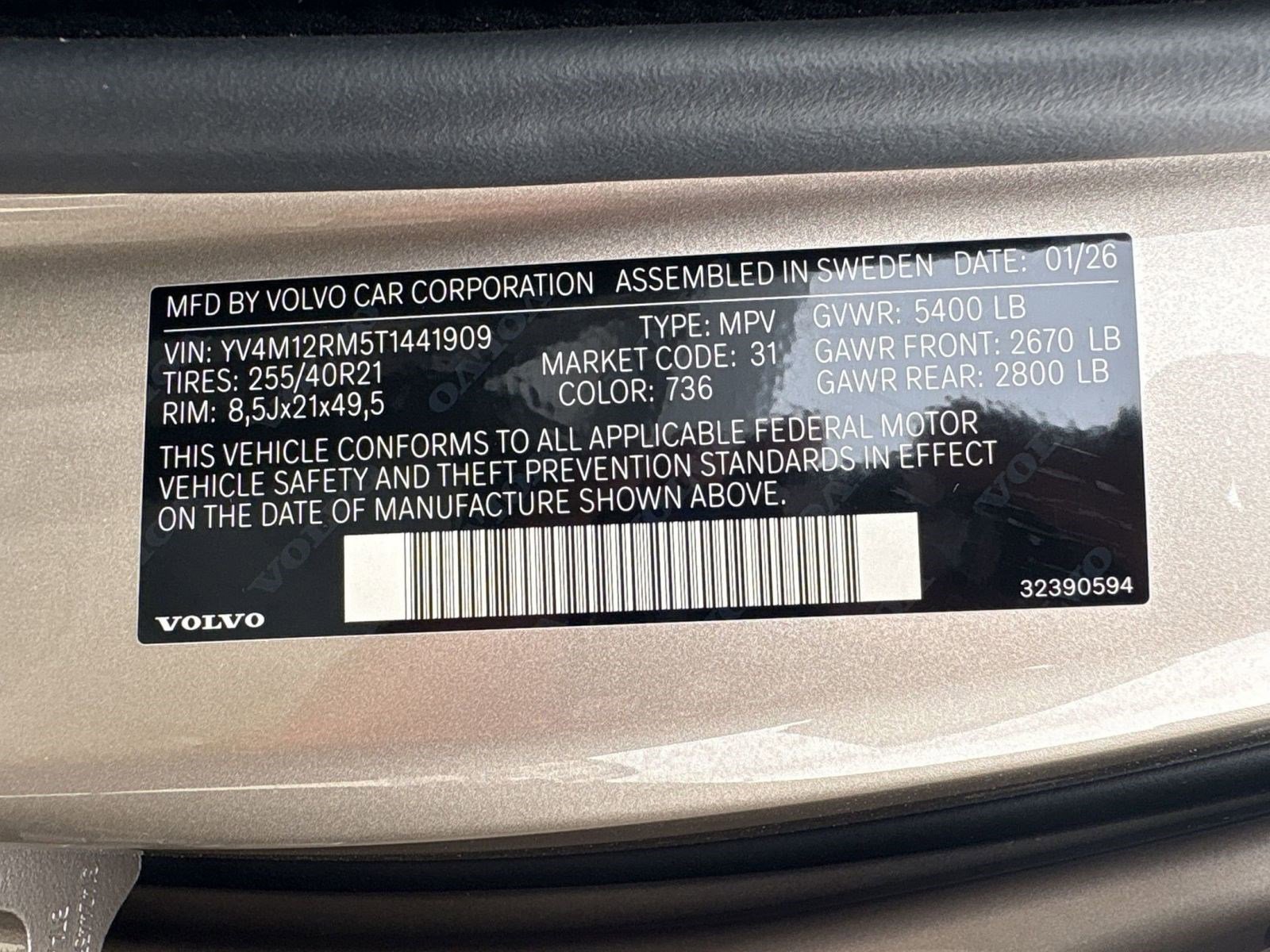 New 2026 Volvo XC60 B5 Ultra w/ Protection Package Premier image 19