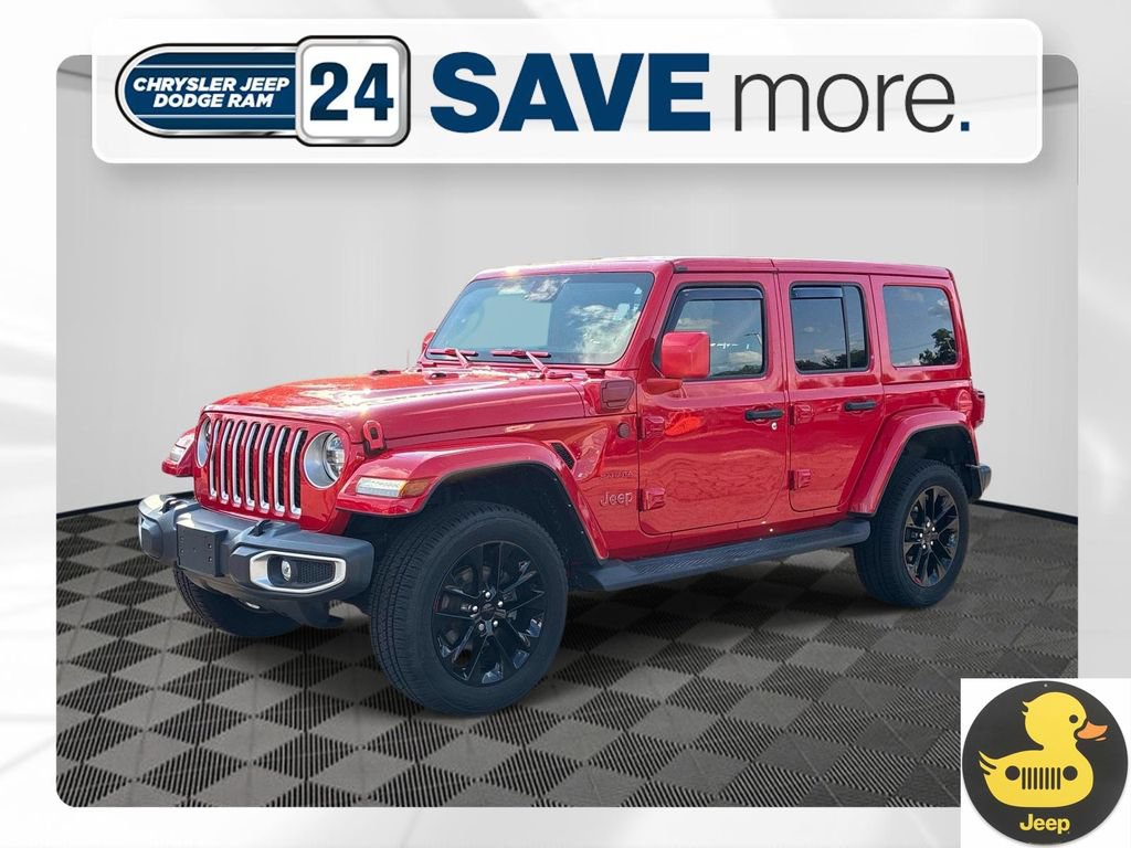 Used 2021 Jeep Wrangler Unlimited Sahara w/ Cold Weather Group AWD/4WD image 1