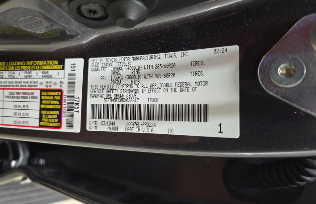 Used 2024 Toyota Tundra 1794 Edition AWD/4WD image 15