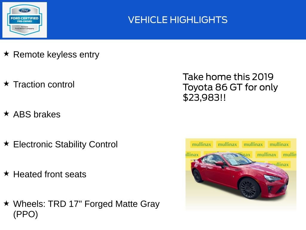 Used 2019 Toyota 86 RWD image 18