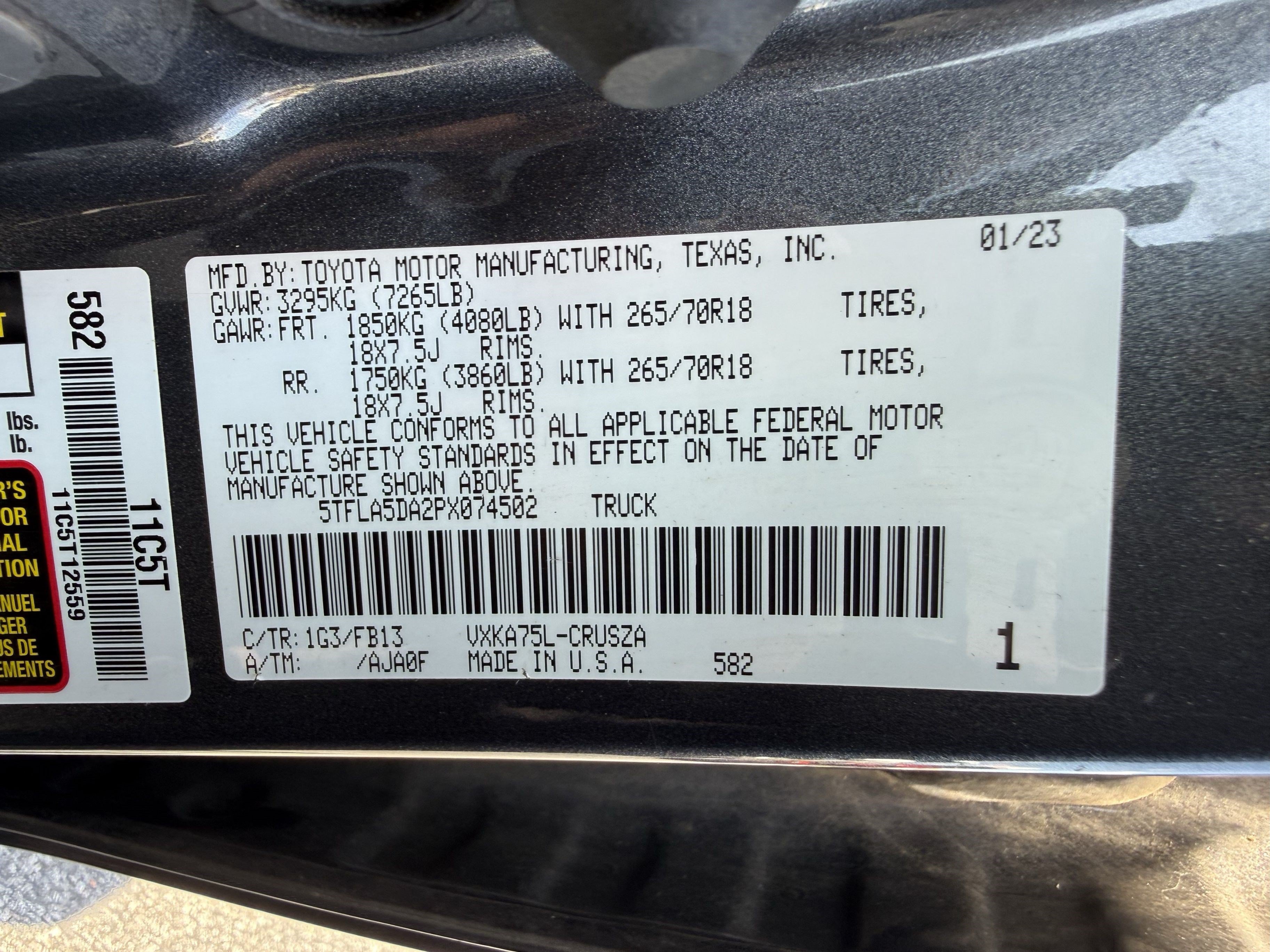 Used 2023 Toyota Tundra SR5 AWD/4WD image 35