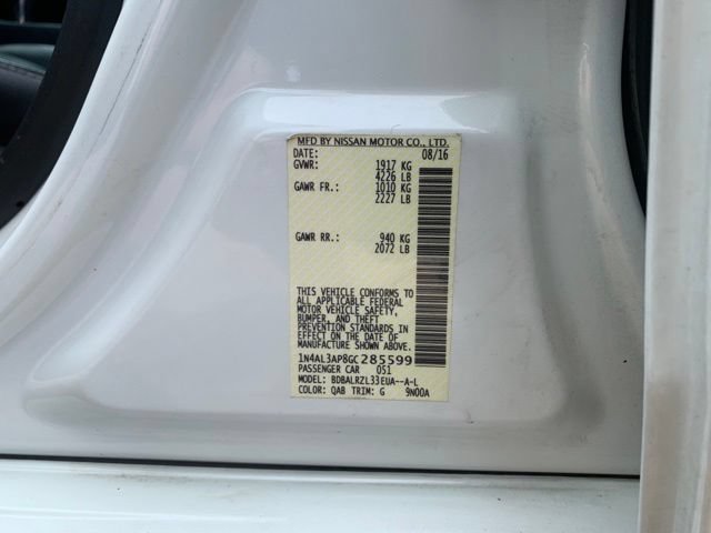 Used 2016 Nissan Altima 2.5 SL w/ Moonroof Package FWD image 28