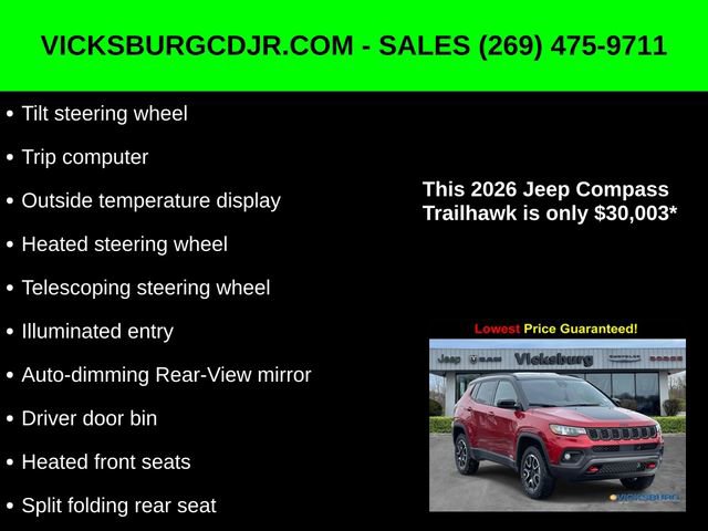 New 2026 Jeep Compass Trailhawk image 27