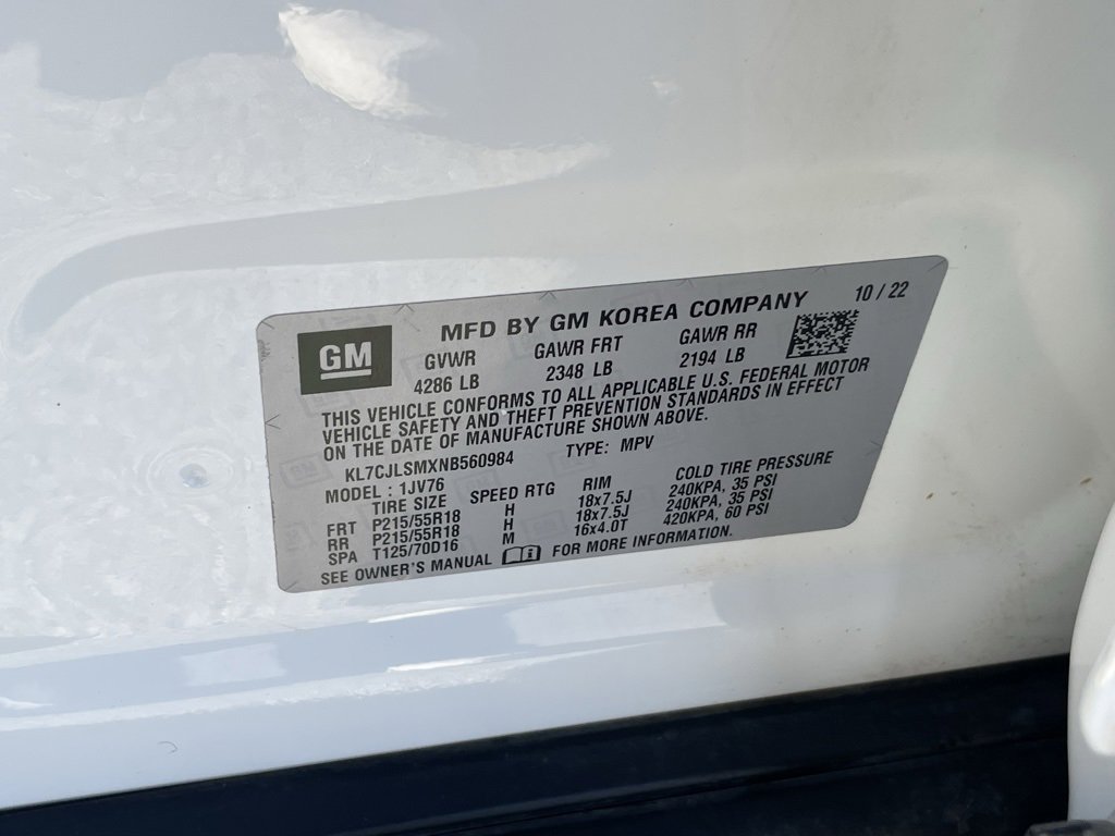 Used 2022 Chevrolet Trax LT w/ Sport Edition image 30