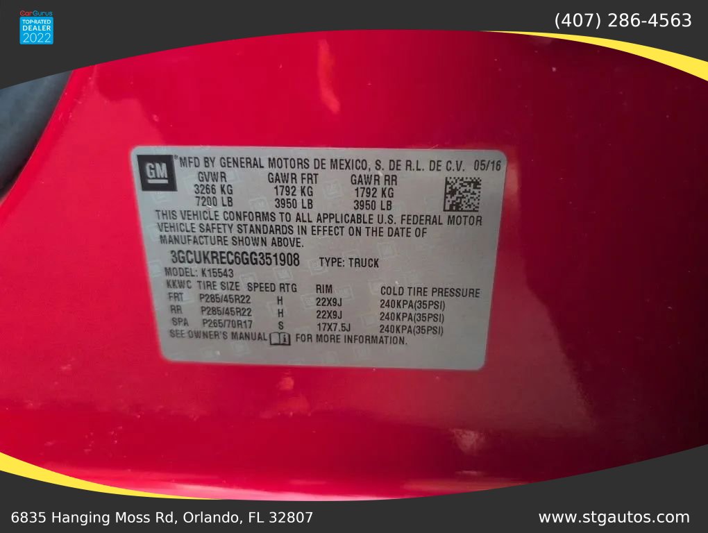 Used 2016 Chevrolet Silverado 1500 LT w/ Rally 2 Edition image 35