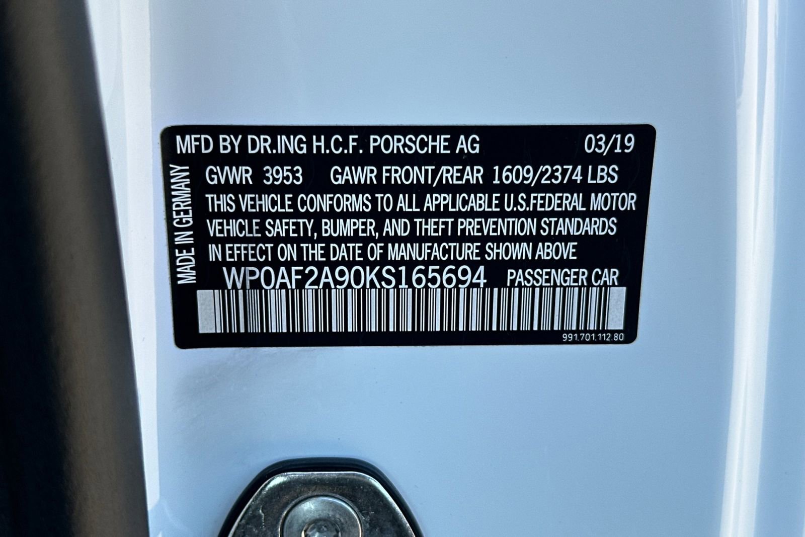 Used 2019 Porsche 911 GT3 RS image 45