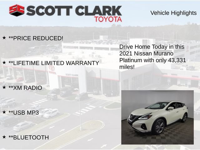 Used 2021 Nissan Murano Platinum w/ Cargo Package AWD/4WD image 13
