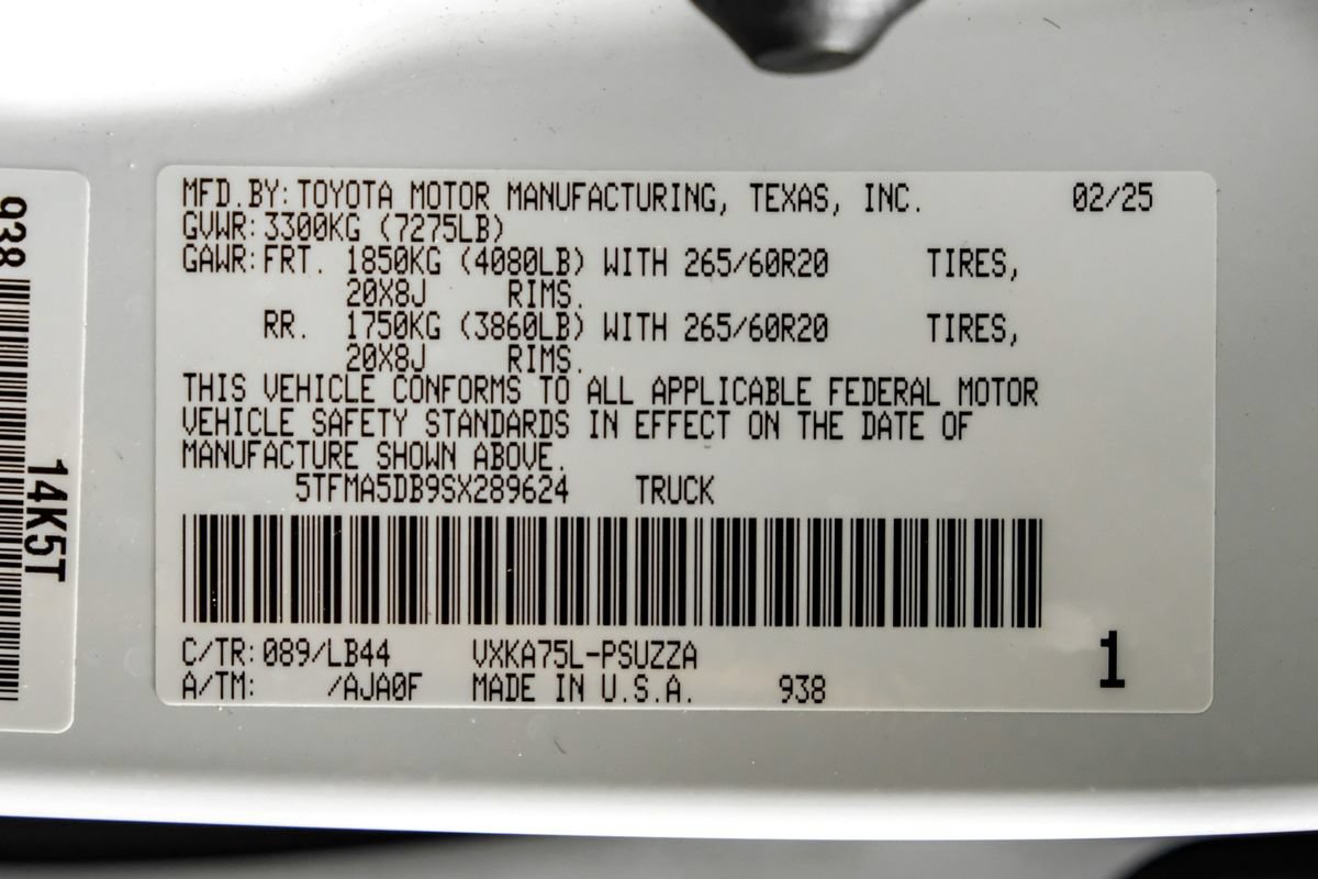 Used 2025 Toyota Tundra 1794 Edition AWD/4WD image 60