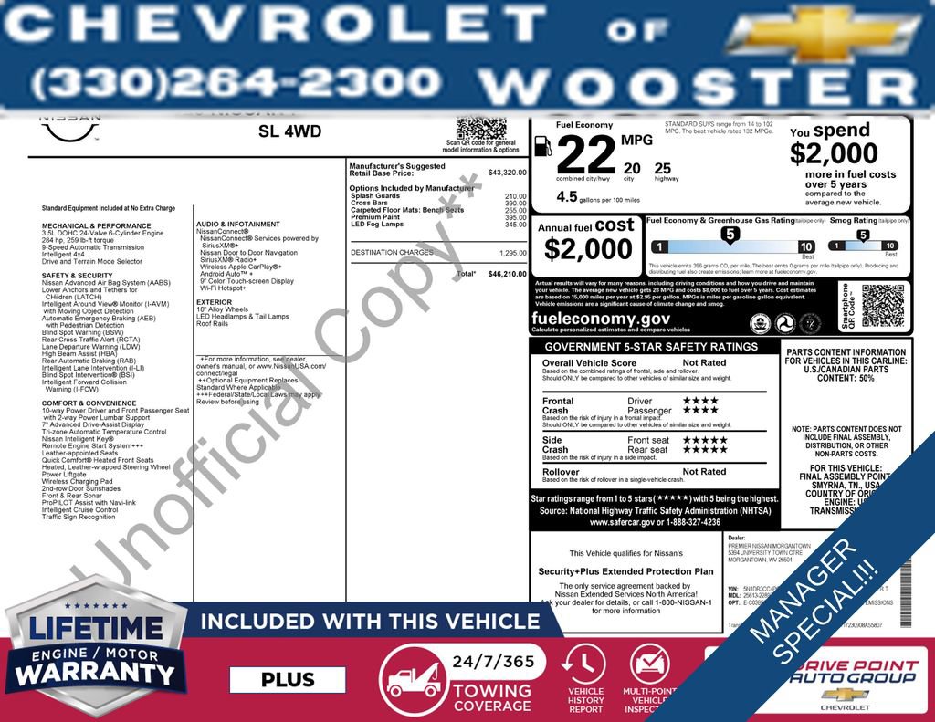 Used 2023 Nissan Pathfinder SL image 40