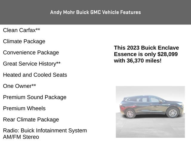 Used 2023 Buick Enclave Essence FWD image 8