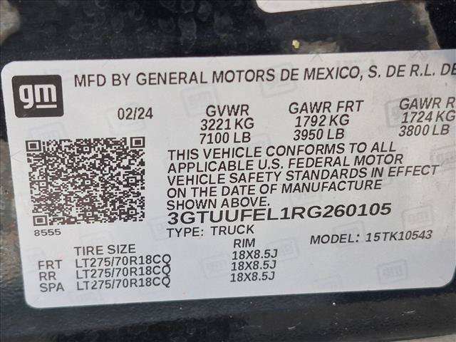 Used 2024 GMC Sierra 1500 AT4X AWD/4WD image 15