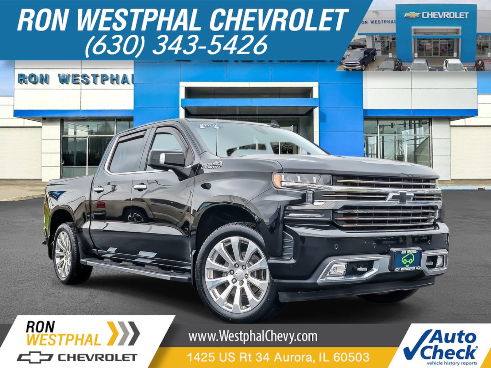 Certified 2019 Chevrolet Silverado 1500 High Country