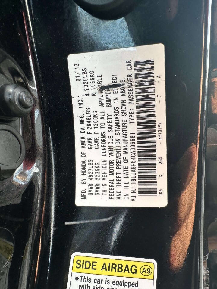 Used 2012 Acura TL SH-AWD image 35