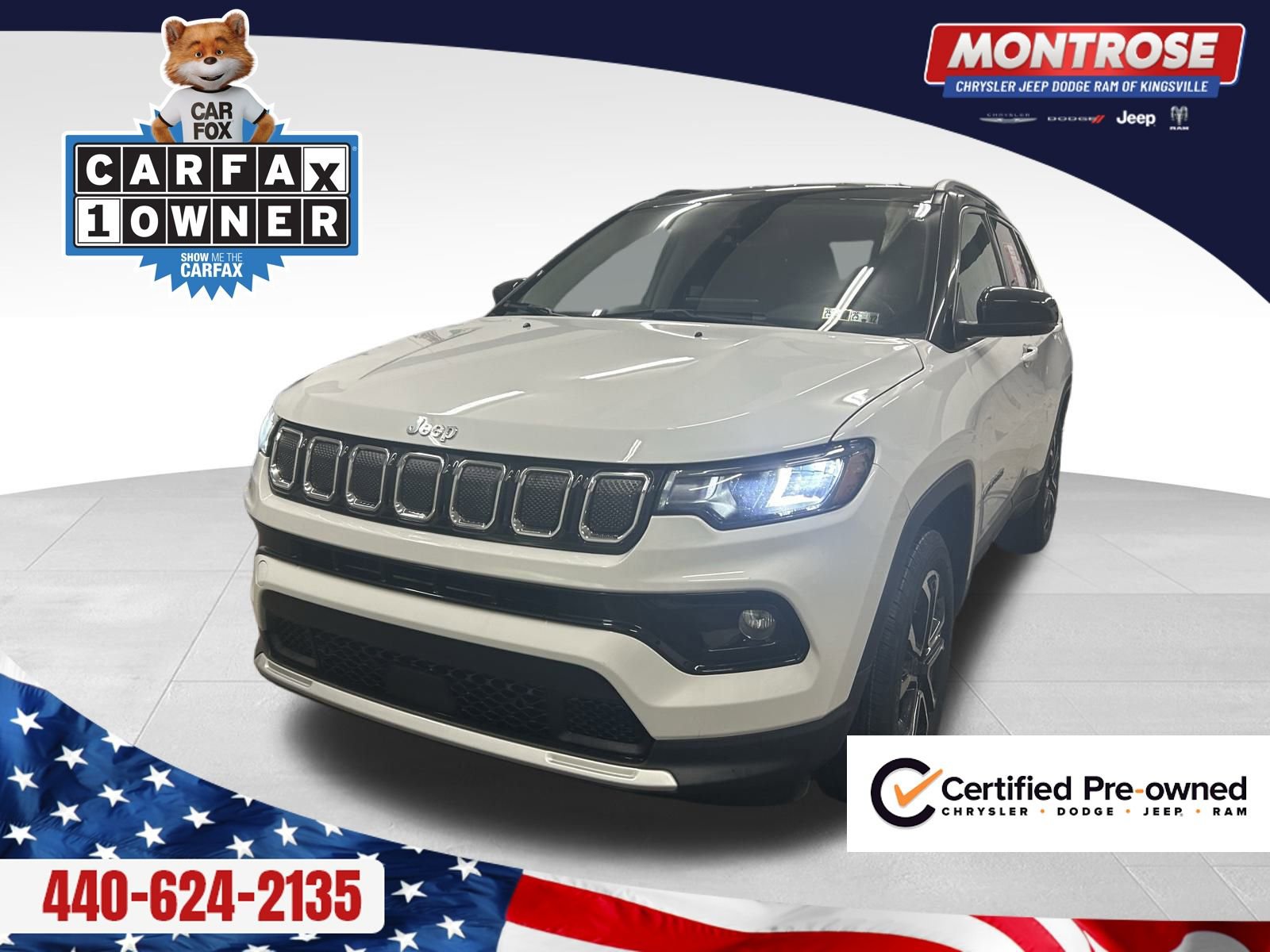 Certified 2022 Jeep Compass Limited