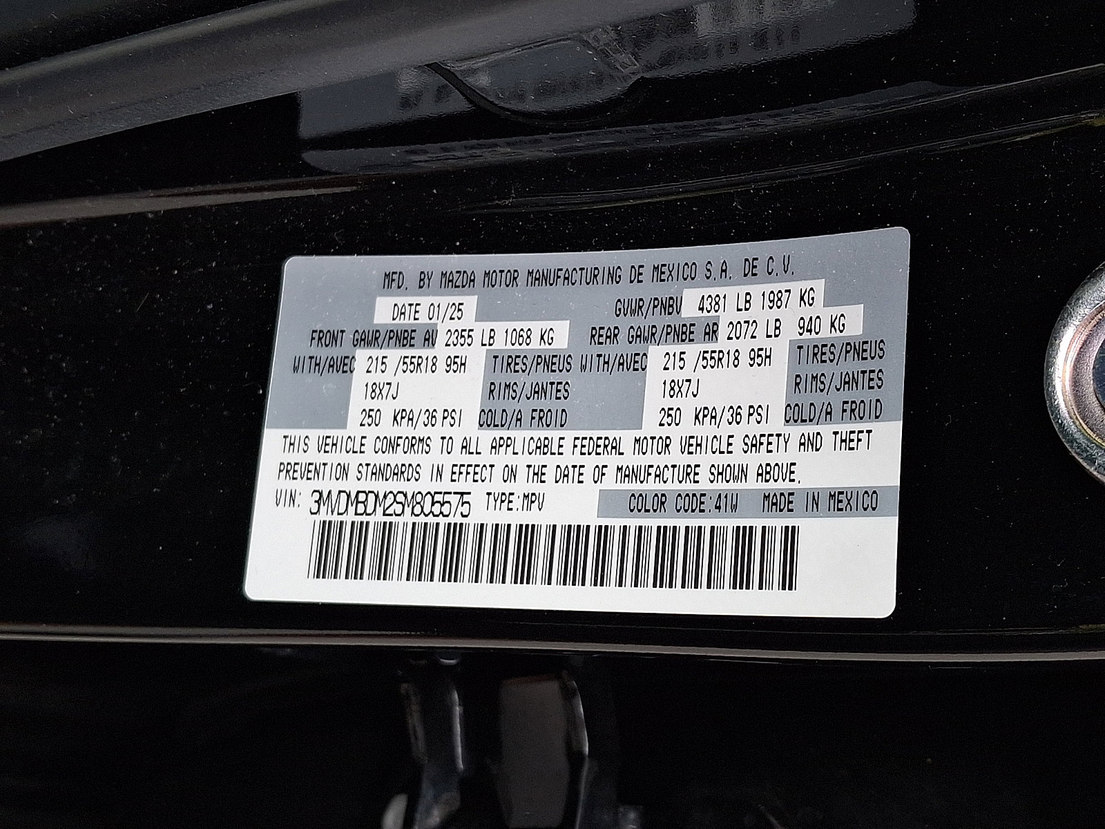 Certified 2025 MAZDA CX-30 AWD 2.5 S w/ Premium Package image 26
