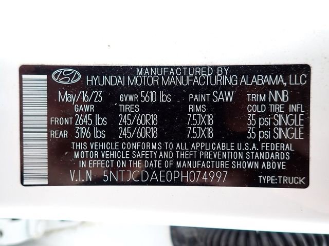 Used 2023 Hyundai Santa Cruz SEL w/ Activity Package image 17