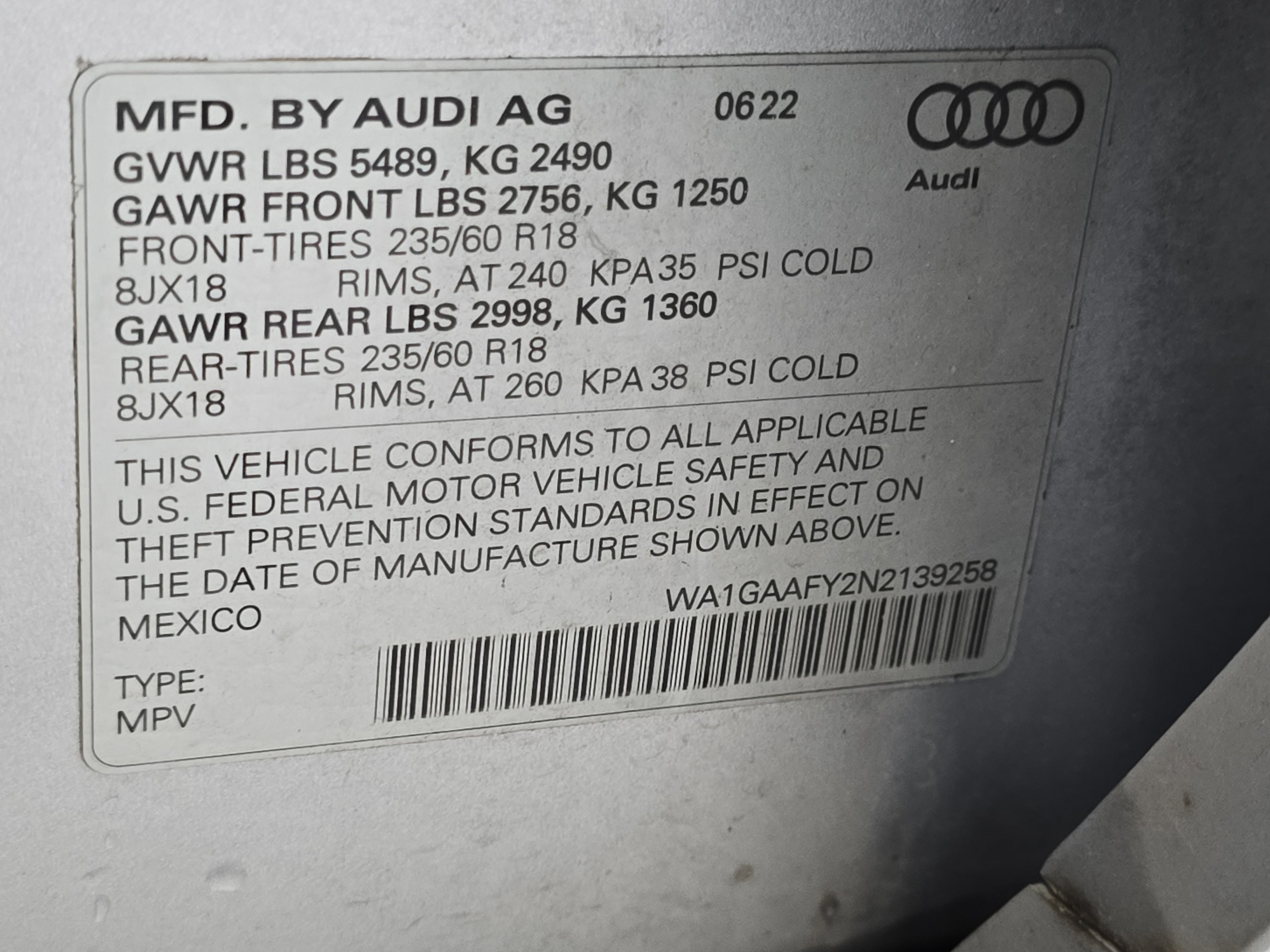 Used 2022 Audi Q5 2.0T Premium w/ Convenience Package AWD/4WD image 36