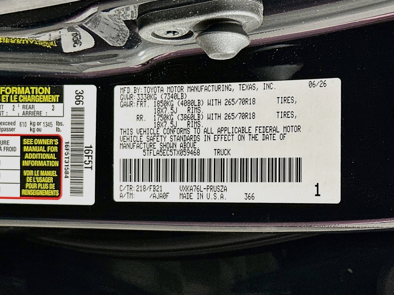 New 2026 Toyota Tundra SR5 AWD/4WD image 31