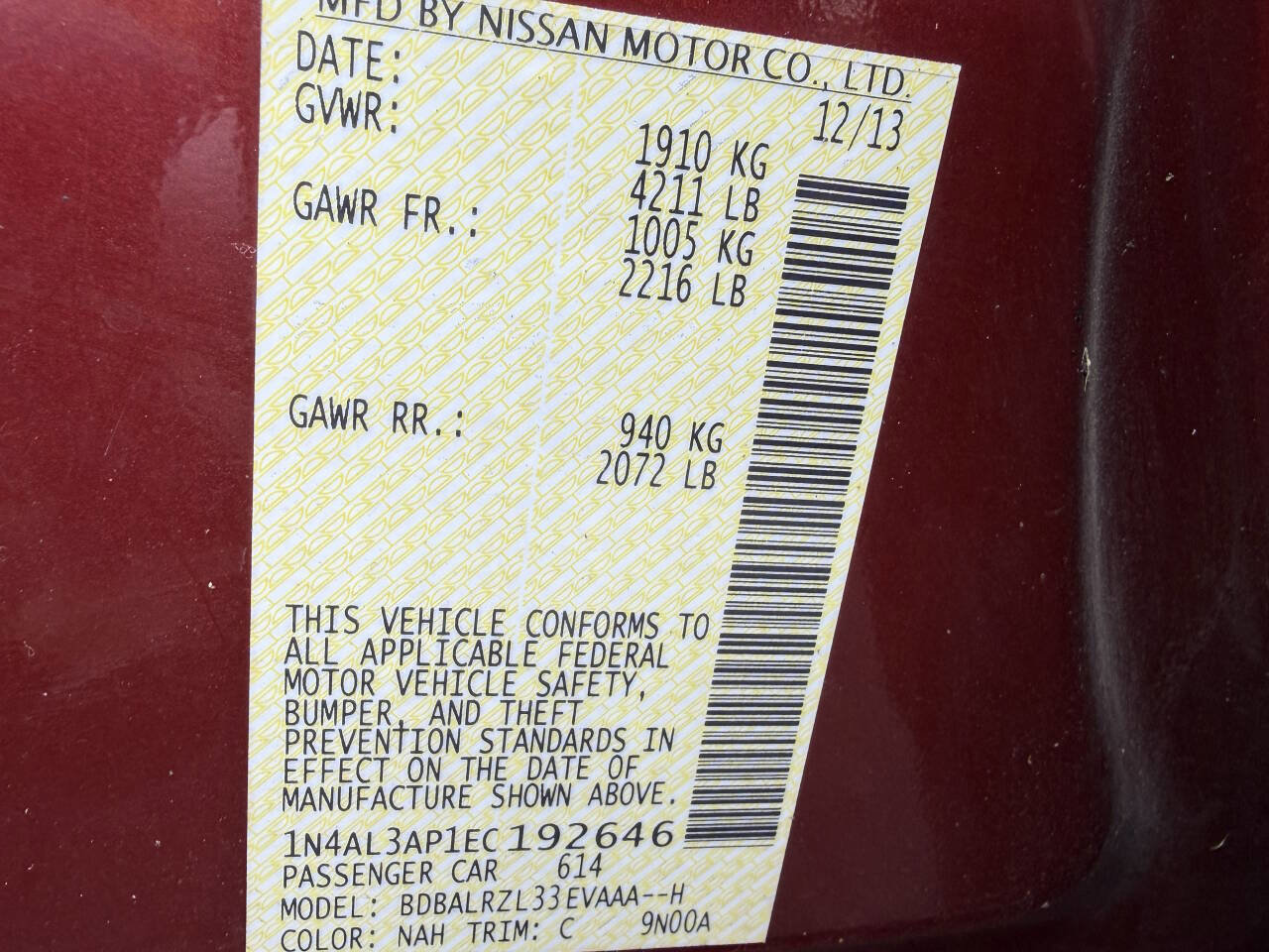 Used 2014 Nissan Altima 2.5 S image 30