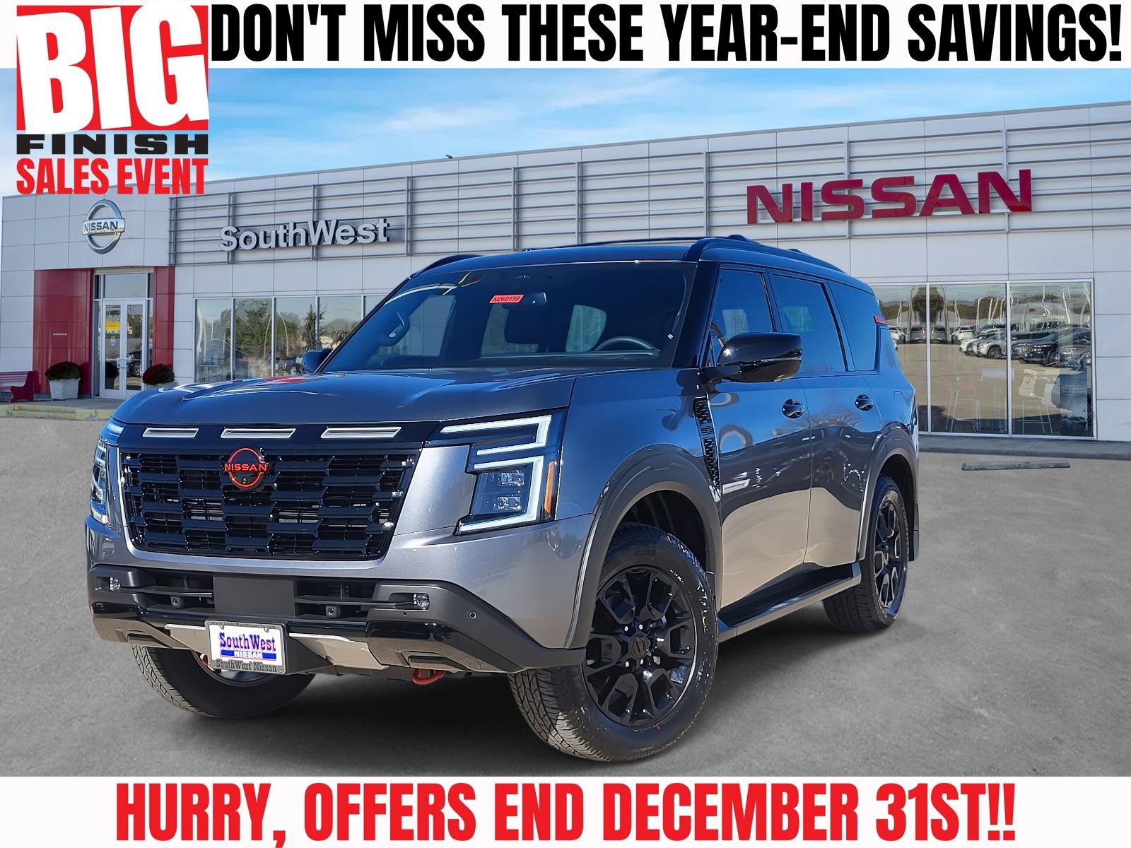 New 2026 Nissan Armada PRO-4X w/ Captain's Chari Seat Package