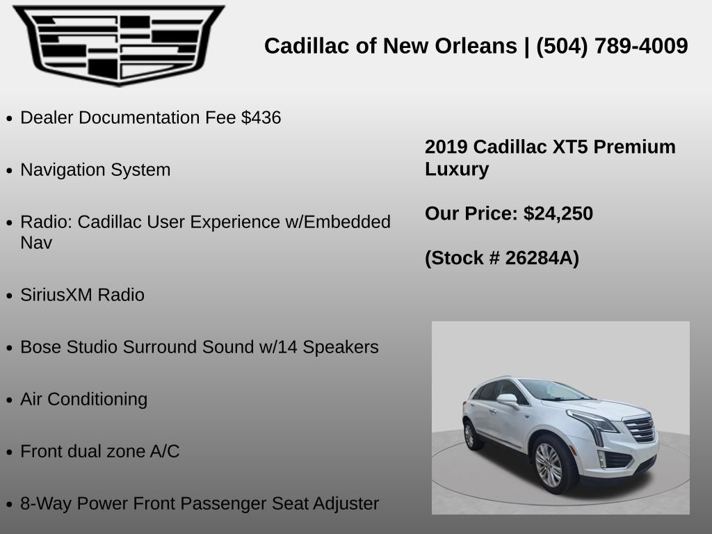 Used 2019 Cadillac XT5 Premium Luxury FWD image 8