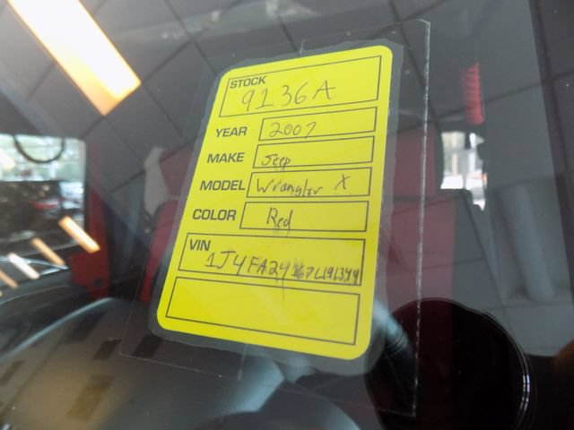 Used 2007 Jeep Wrangler X AWD/4WD image 33