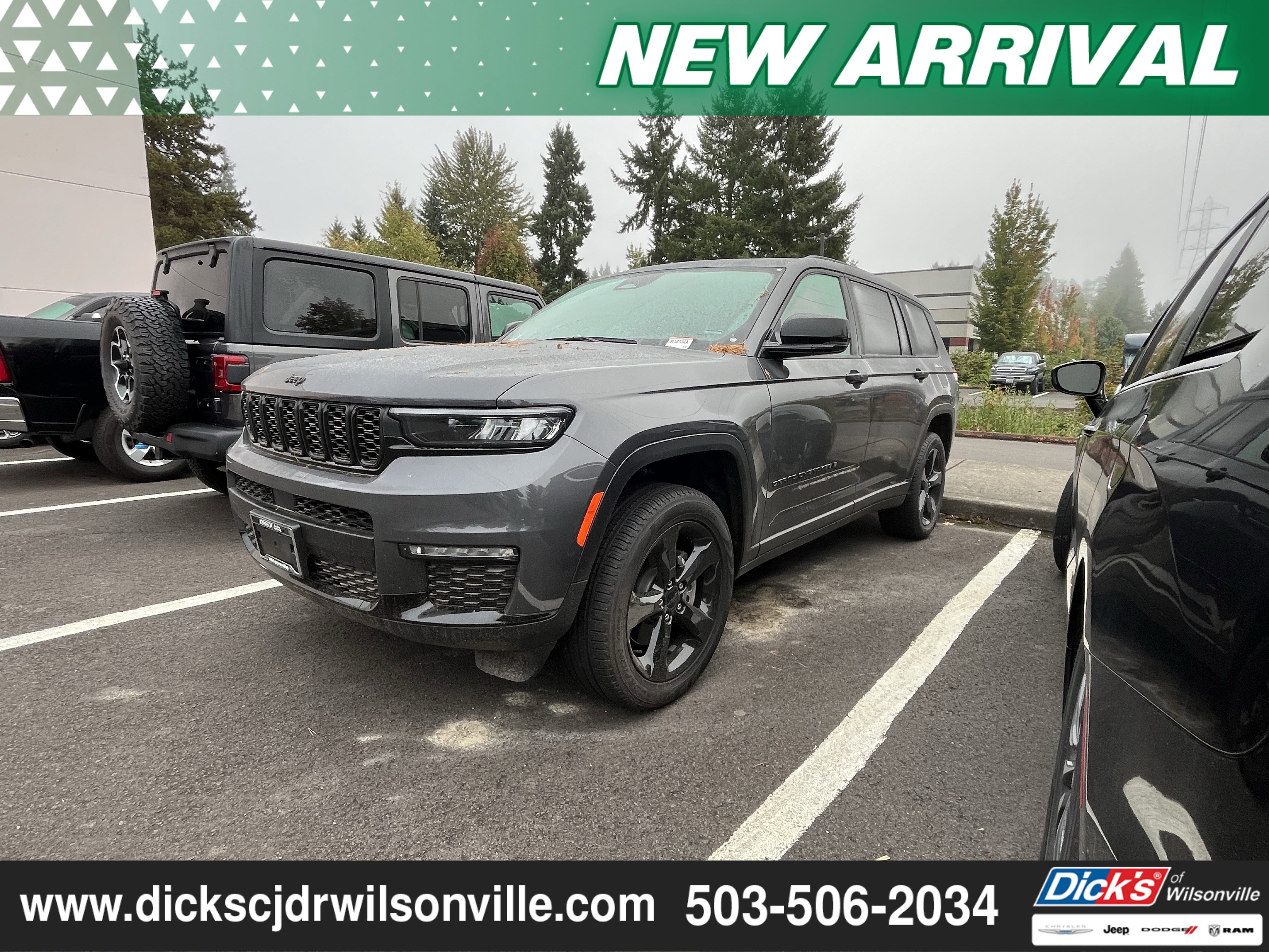 Used 2025 Jeep Grand Cherokee L Limited w/ Black Appearance Package 360° Tour