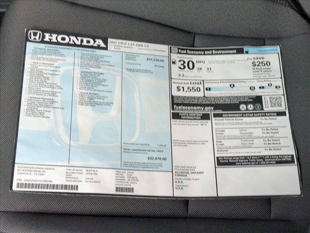 New 2027 Honda CR-V LX image 17