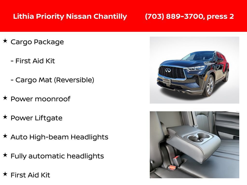 Used 2023 INFINITI QX60 Luxe w/ Cargo Package AWD/4WD image 12
