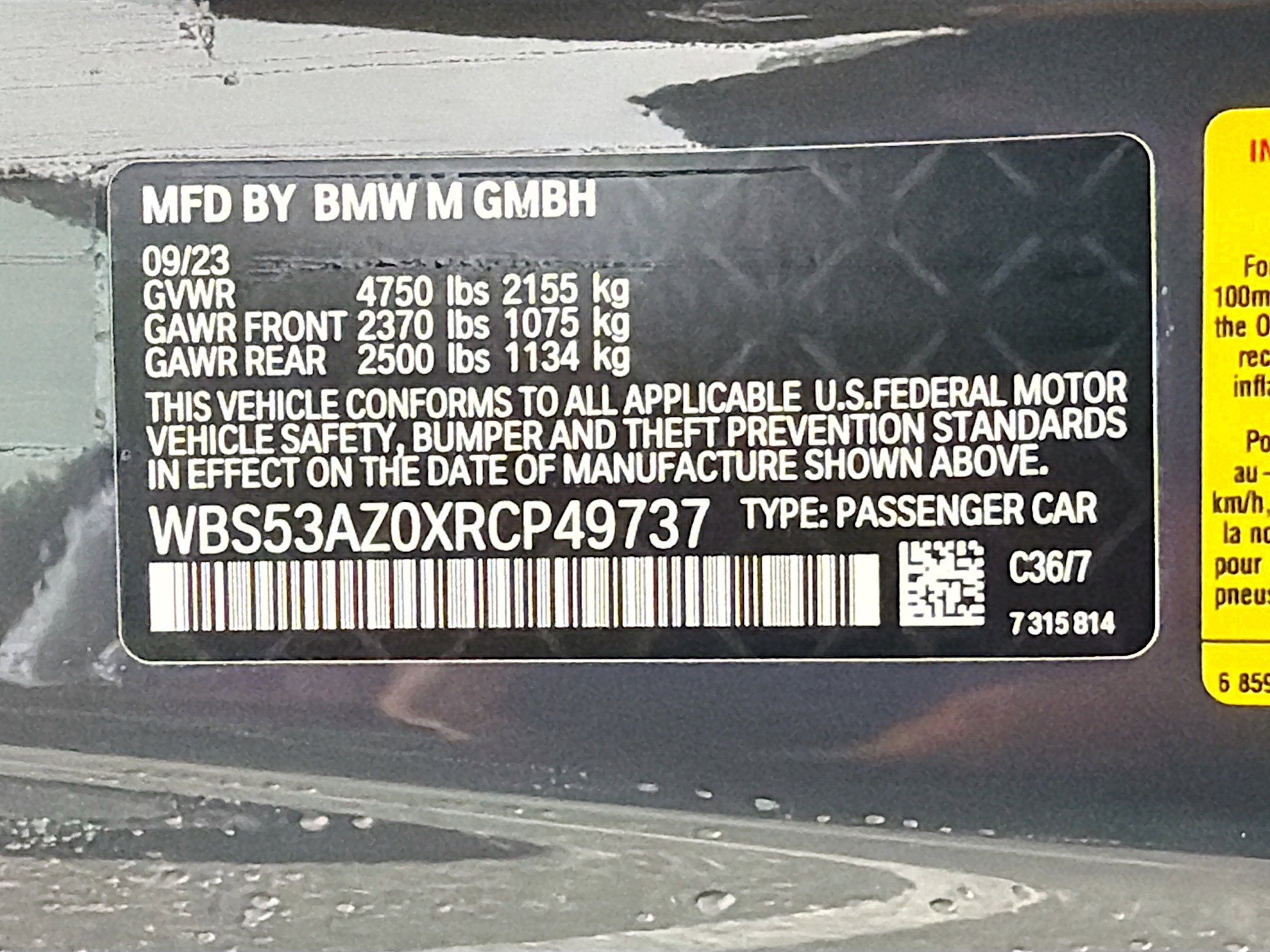 Used 2024 BMW M4 Coupe w/ Executive Package image 43