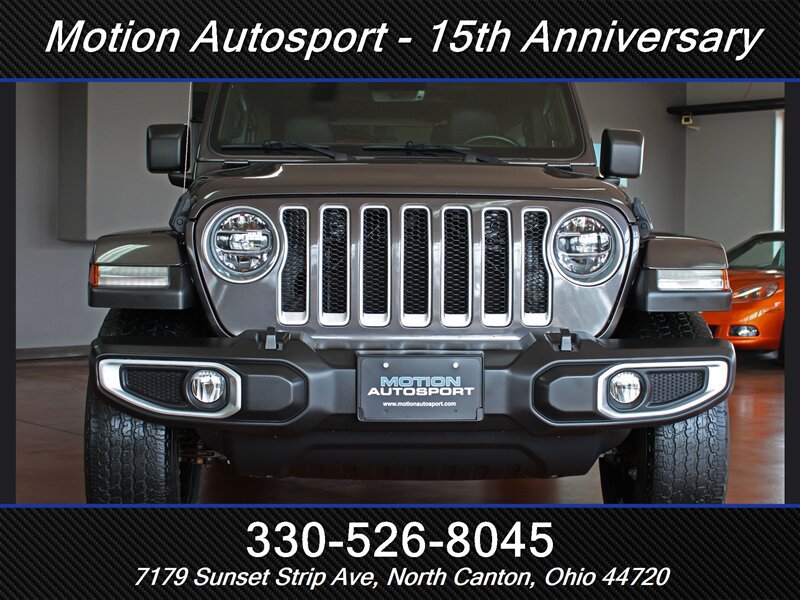 Used 2021 Jeep Wrangler Unlimited Sahara w/ Uconnect 4C Nav & Sound Group AWD/4WD image 4