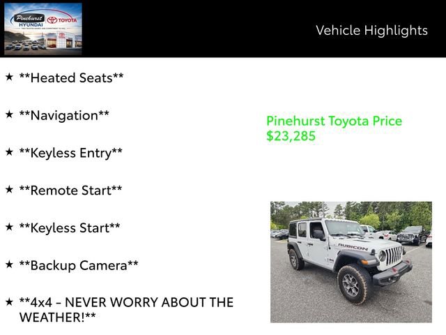 Used 2018 Jeep Wrangler Unlimited Rubicon AWD/4WD image 14