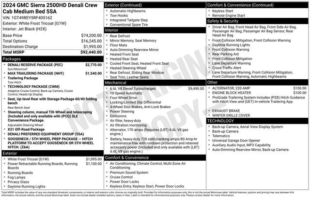 Used 2024 GMC Sierra 2500 Denali w/ Denali Reserve Package image 27