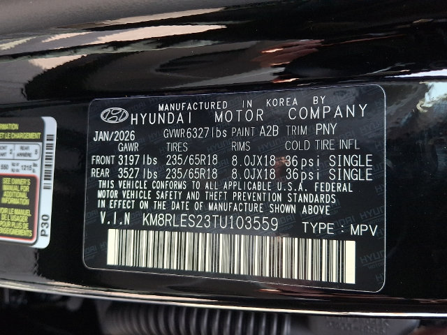 New 2026 Hyundai Palisade SEL AWD/4WD image 18