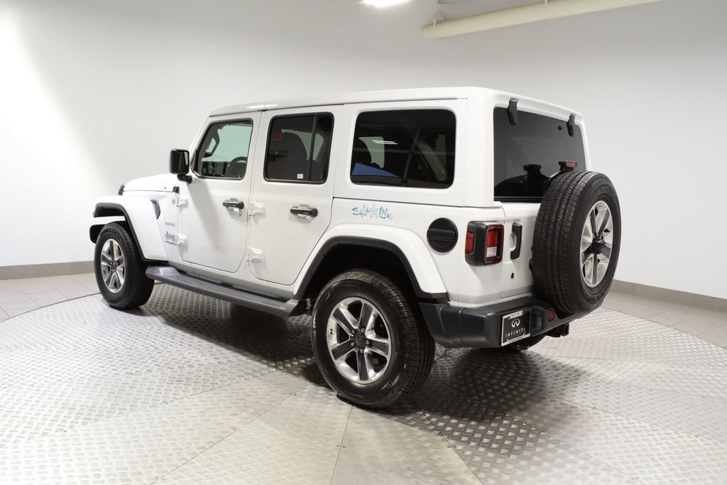Used 2020 Jeep Wrangler Unlimited Sahara w/ Uconnect 4C Nav & Sound Group AWD/4WD image 12