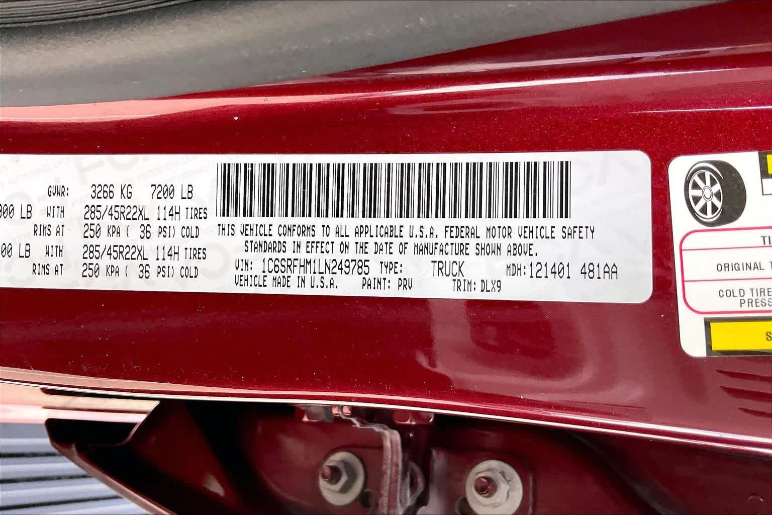 Used 2020 RAM 1500 Limited AWD/4WD image 34