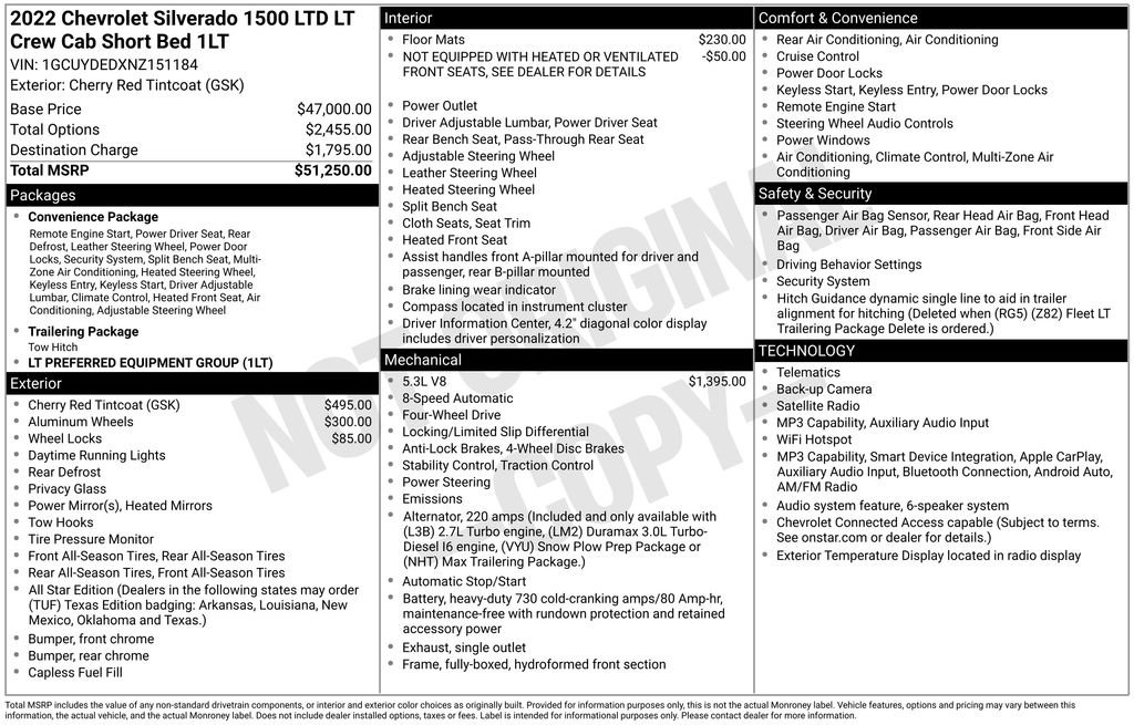 Used 2022 Chevrolet Silverado 1500 LT AWD/4WD image 4