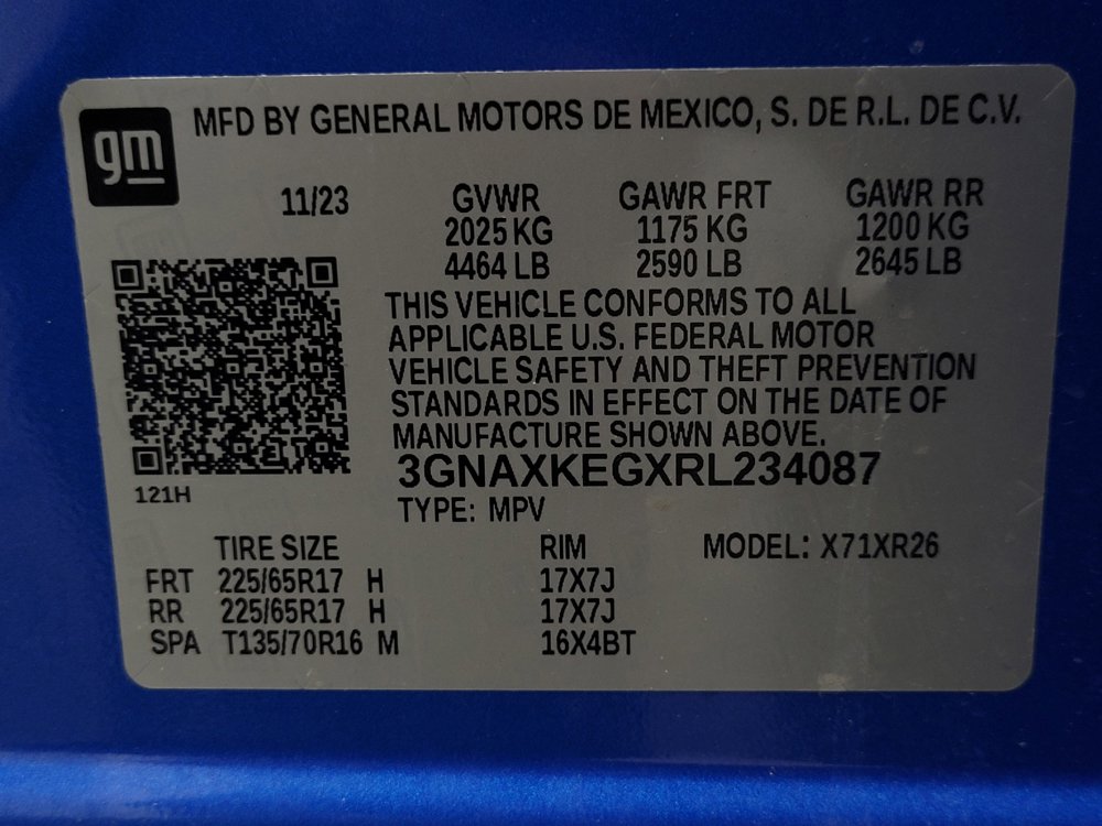 Used 2024 Chevrolet Equinox LT w/ LPO, Floor Liner Package FWD image 33