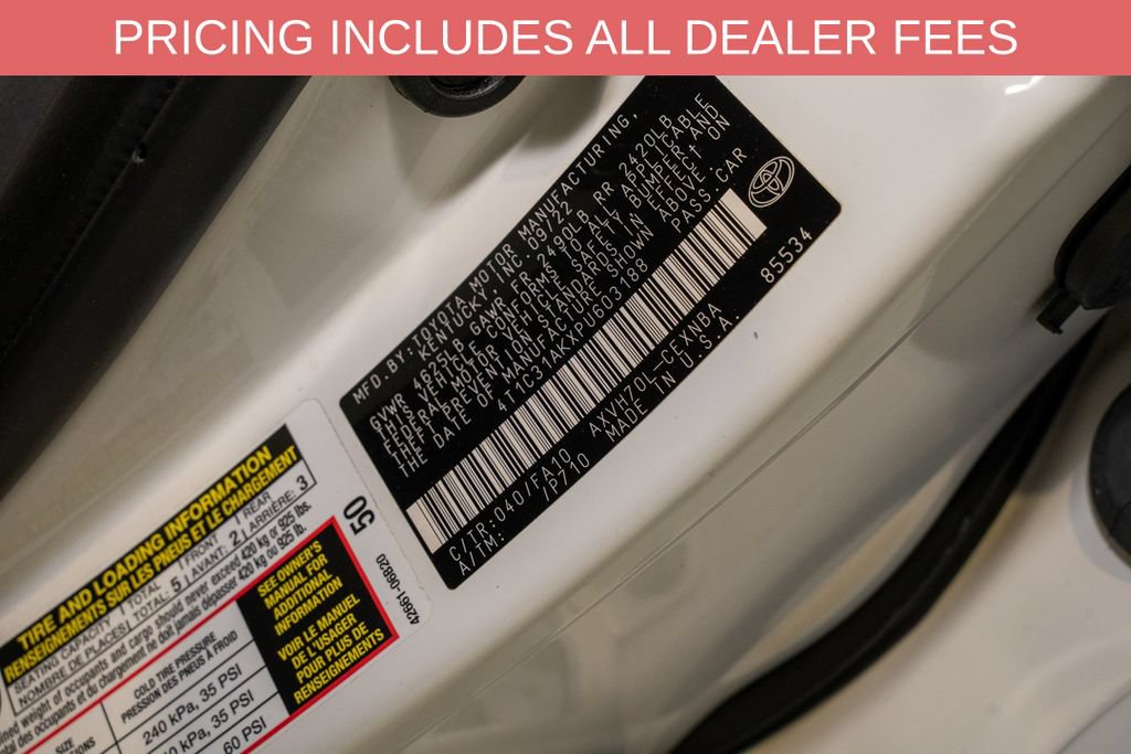 Used 2023 Toyota Camry LE FWD image 19