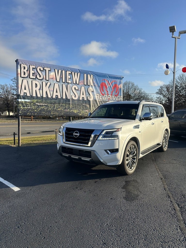 Used 2022 Nissan Armada Platinum w/ Captain's Chairs Package image 2