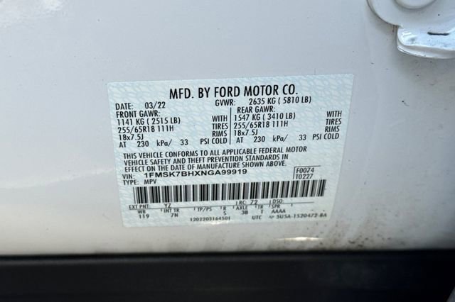 Used 2022 Ford Explorer 2WD image 37