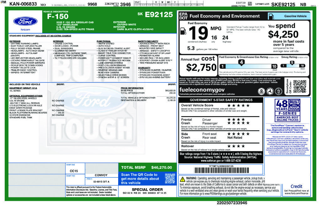 Used 2025 Ford F150 XL AWD/4WD image 23